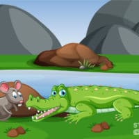 kids story in Malayalam The Rat And The Crocodile