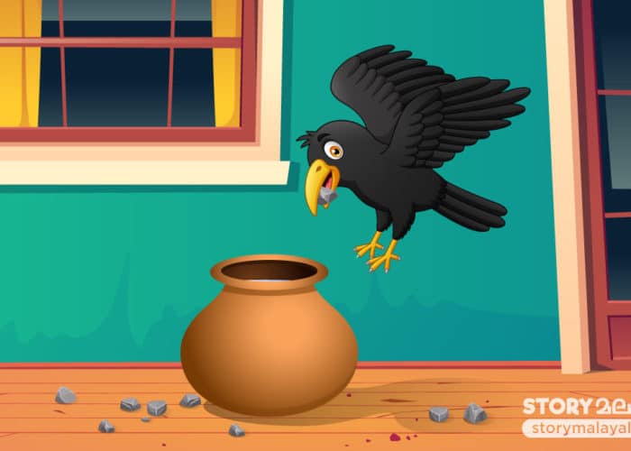 Short Stories For Kids In Malayalam The Clever Crow