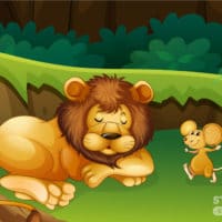 bedtime story for kids the lion and the mouse