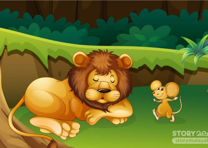 bedtime story for kids the lion and the mouse