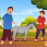 Fables With Morals In Malayalam A Donkey To Market