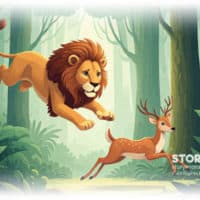 Malayalam Moral Story The Greedy Lion